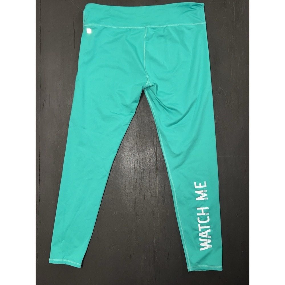 Fabletics Leggings Womens Large Demi Lovato Watch Me Green Yoga Stretch‎
